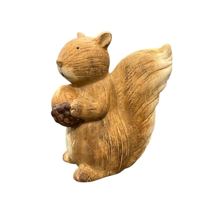 SCOIATTOLO RESINA 19 CM. MARRONE